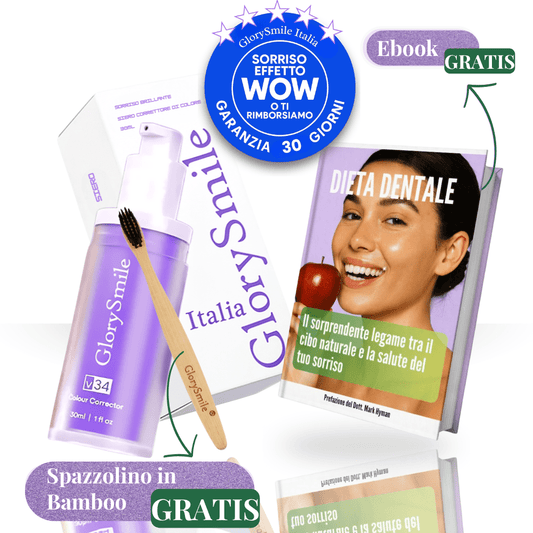 Siero GlorySmile Italia - 2  minuti per un sorriso effetto wow, più sano e luminoso